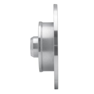 Volkswagen Corrado Brake Rotor (1) - Rear Left - R1 Concepts - Drilled & Slotted - Silver - `85-`02